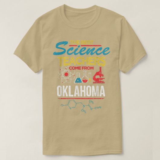 T-shirt Les Meilleurs Enseignants Scientifiques Venaient D (Design devant)