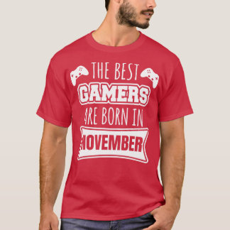 T-shirt Les Meilleurs Joueurs Sont Nés En Novembre