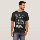 T-shirt Les meilleurs papas sont promus à Deda Grand-père  (Devant entier)