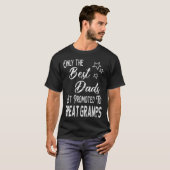 T-shirt Les meilleurs papas sont promus aux grands groupes (Devant entier)