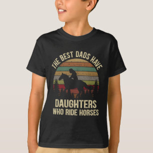 T-shirt Les Meilleurs Pères Ont Des Filles Qui Circulent À