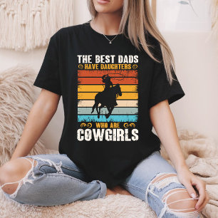T-shirt Les Meilleurs Pères Ont Des Filles Qui Sont Des Fi
