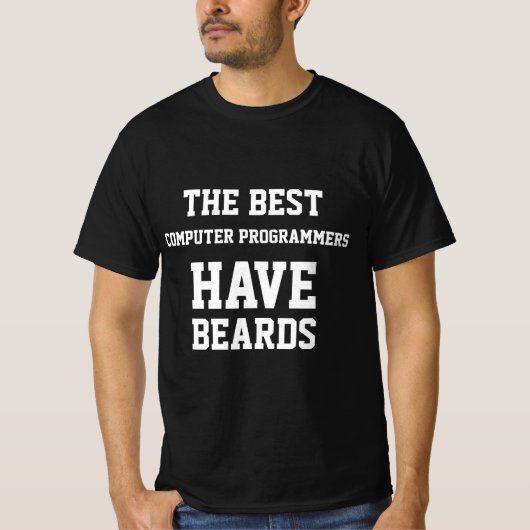 T-shirt Les Meilleurs Programmeurs Informatiques Ont Des B (Devant)