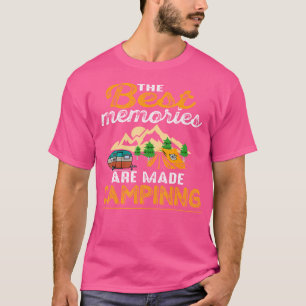 T-shirt Les Meilleurs Souvenirs Sont Fabriqués Camping