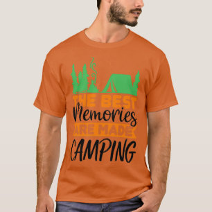 T-shirt Les Meilleurs Souvenirs Sont Fabriqués Camping 1