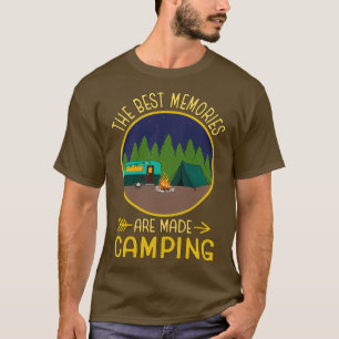T-shirt Les Meilleurs Souvenirs Sont Fabriqués Camping Cad
