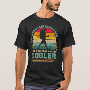 T-shirt Les Mens Alpinisme Papa Comme Un Père Régulier