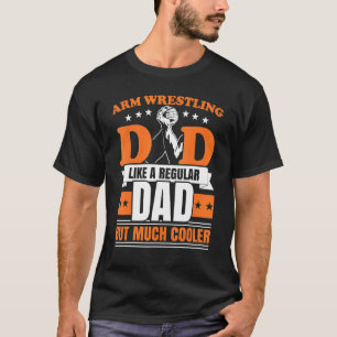 T-shirt Les Mens Arm Lutter Papa Comme Un Papa Régulier Ma