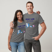 T-shirt Les Mens Grumpy Shark Comme Un Requin Normal Mais (Unisexe)