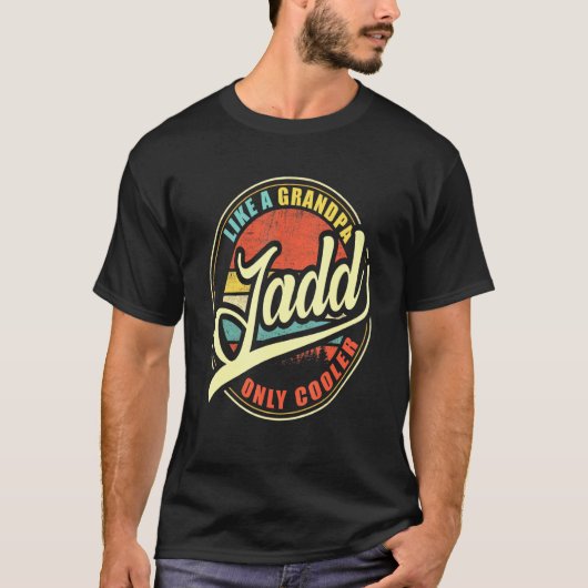 T-shirt Les Mens Jadd Comme Un Grand-Père Uniquement Glaci (Devant)