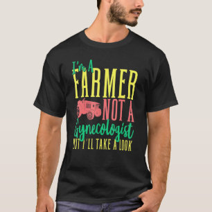 T-shirt Les Mens Je Ne Suis Pas Un Gynécologue Mais Je Pre