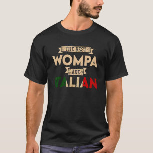 T-shirt Les Mens Les Meilleures Wompa Sont Drapeau Italien