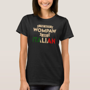 T-shirt Les Mens Les Meilleures Wompaw Sont Drapeau Italie