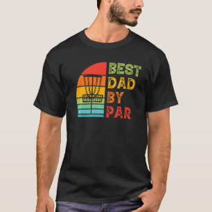 T-shirt Les Mens Meilleur Papa Par Frolf Disque Golf Papa