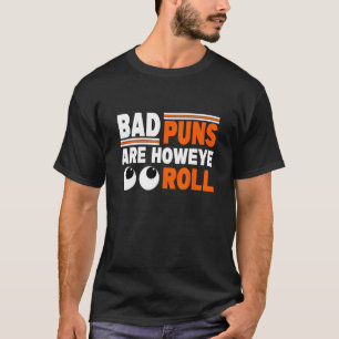 T-shirt Les Mens Papa Plaisanter Les Mauvaises Puns Sont C