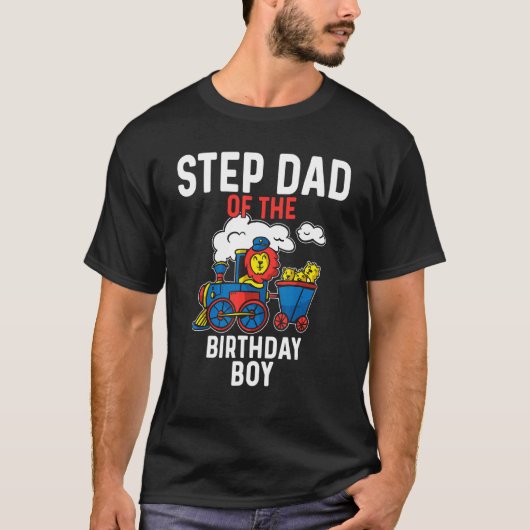 T-shirt Les Mens Pas Papa De L'Anniversaire Garçon Train L (Devant)