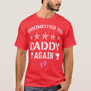 T-shirt Les Mens Promu À Papa Encore Une Fille Drôle Preg