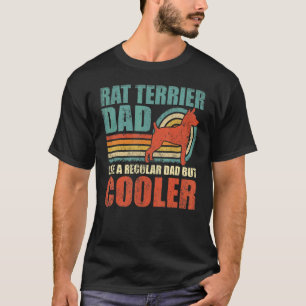 T-shirt Les Mens Rat Terrier Papa Comme Un Père Régulier M