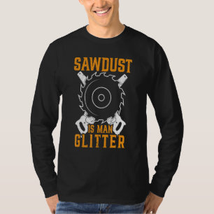 T-shirt Les Mens Sawdust Est Homme Parties scintillant Boi