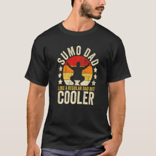 T-shirt Les Mens Sumo Papa Comme Un Père Régulier Mais Pèr