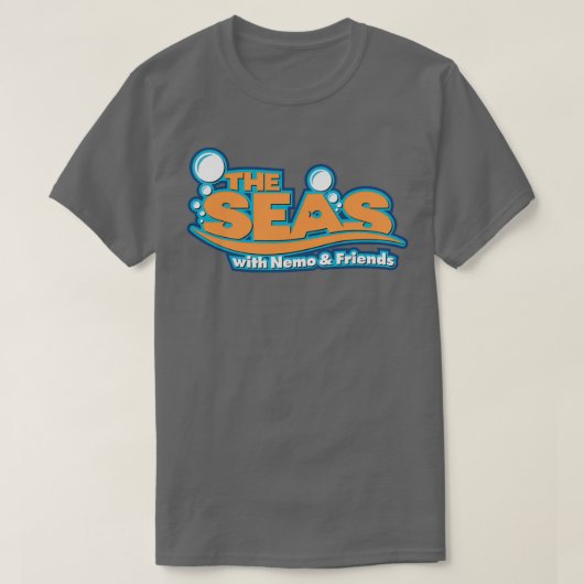 T-shirt Les mers avec les amis de Nemo (Design devant)