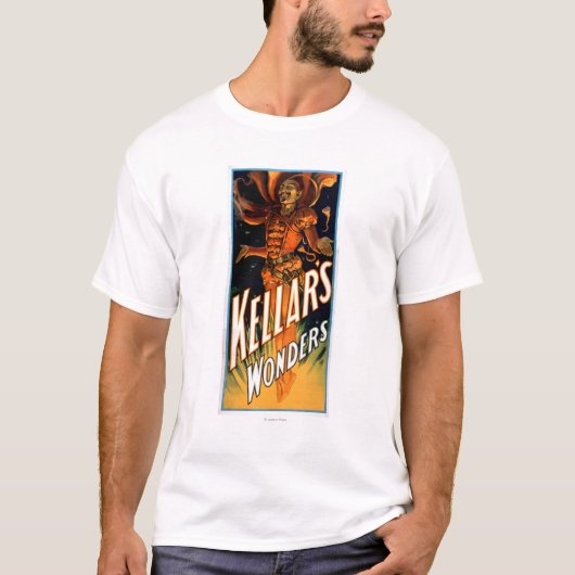 T-shirt Les merveilles de Kellar habillées comme la magie (Devant)