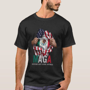 T-shirt Les Mexicains MAGA ne vont nulle part