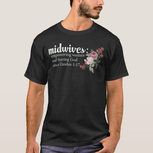 T-shirt Les Midwives Autonomisent Les Femmes Et Craignent (Devant)
