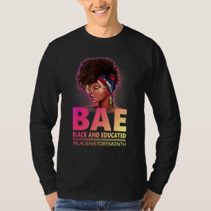 T-shirt Les Mignonnes Noires Sont Noires Et Éduquées Queen