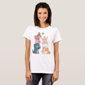 T-shirt Les mignons animaux (Devant entier)