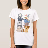 T-shirt Les mignons animaux (Devant)