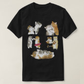 T-shirt Les mignons couples de sable de Mofu (Design devant)