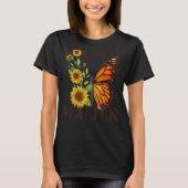 T-shirt Les monarques comptent Monarque Papillon Plante Mi (Devant)