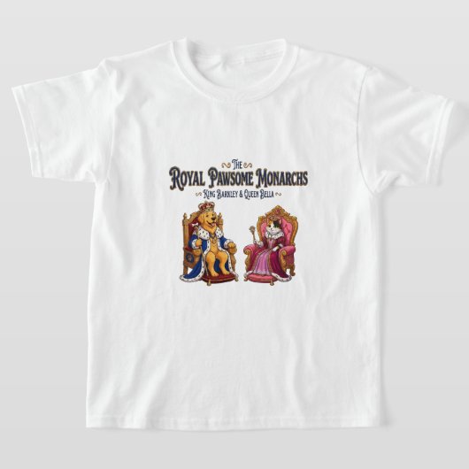 T-shirt Les Monarques Royaux Pawsome (Poser)