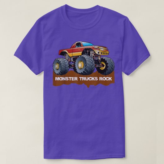 T-shirt Les Monstres Rock Top for Kids, Boys & Men  (Design devant)