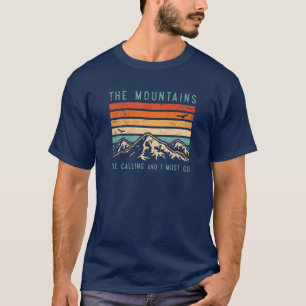 T-shirt Les montagnes appellent