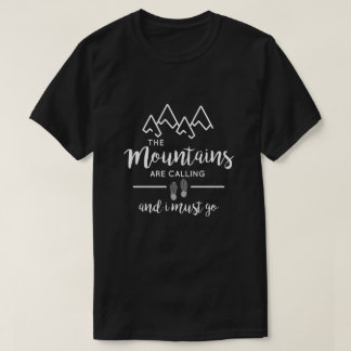 T-shirt Les montagnes appellent | chic