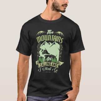 T-shirt Les montagnes appellent et je dois aller 4
