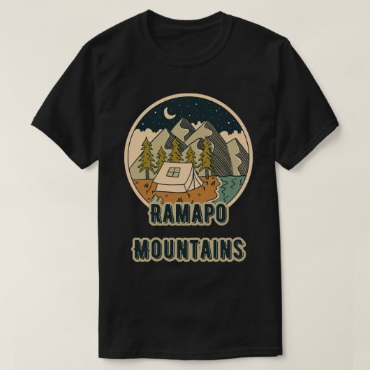 T-shirt Les montagnes Ramapo (Design devant)