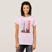 T-shirt Les monuments emblématiques de Toronto (Devant entier)