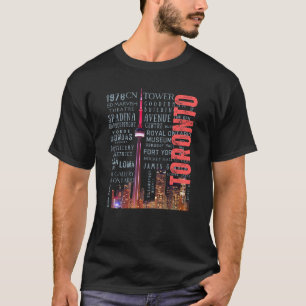 T-shirt Les monuments emblématiques de Toronto