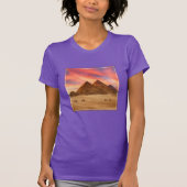 T-shirt Les monuments | Les grandes pyramides (Devant)