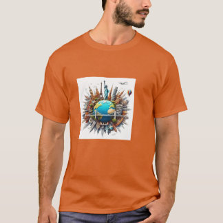 T-shirt Les monuments mondiaux