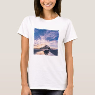 T-shirt Les monuments   Mont Saint-Michel, Normandie Franc