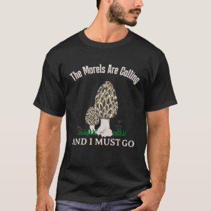 T-shirt Les Morels Appelent Mycologie Des Champignons