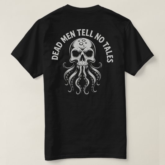 T-shirt Les morts ne racontent pas de contes Conception de (Design dos)