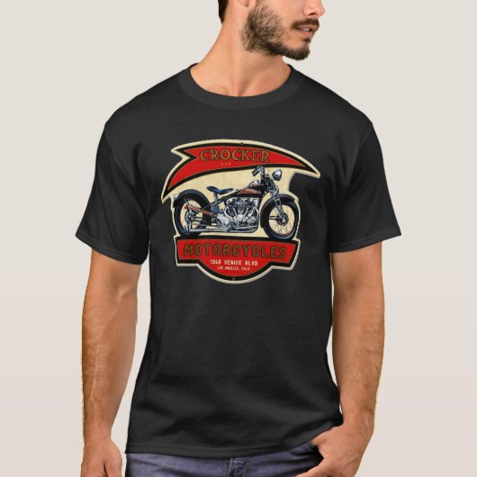 T-shirt Les motocyclettes Crocker 1346 Essentiel (Devant)