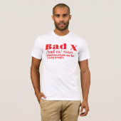 T-shirt Les mots noirs comptent (Devant entier)