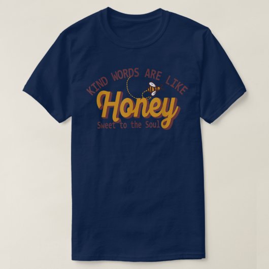 T-shirt Les Mots Semblables Sont Comme Chéri, Langue De La (Design devant)
