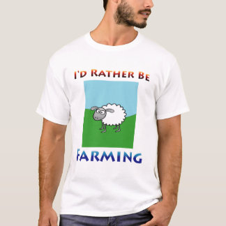 T-shirt Les moutons i cultiveraient plutôt